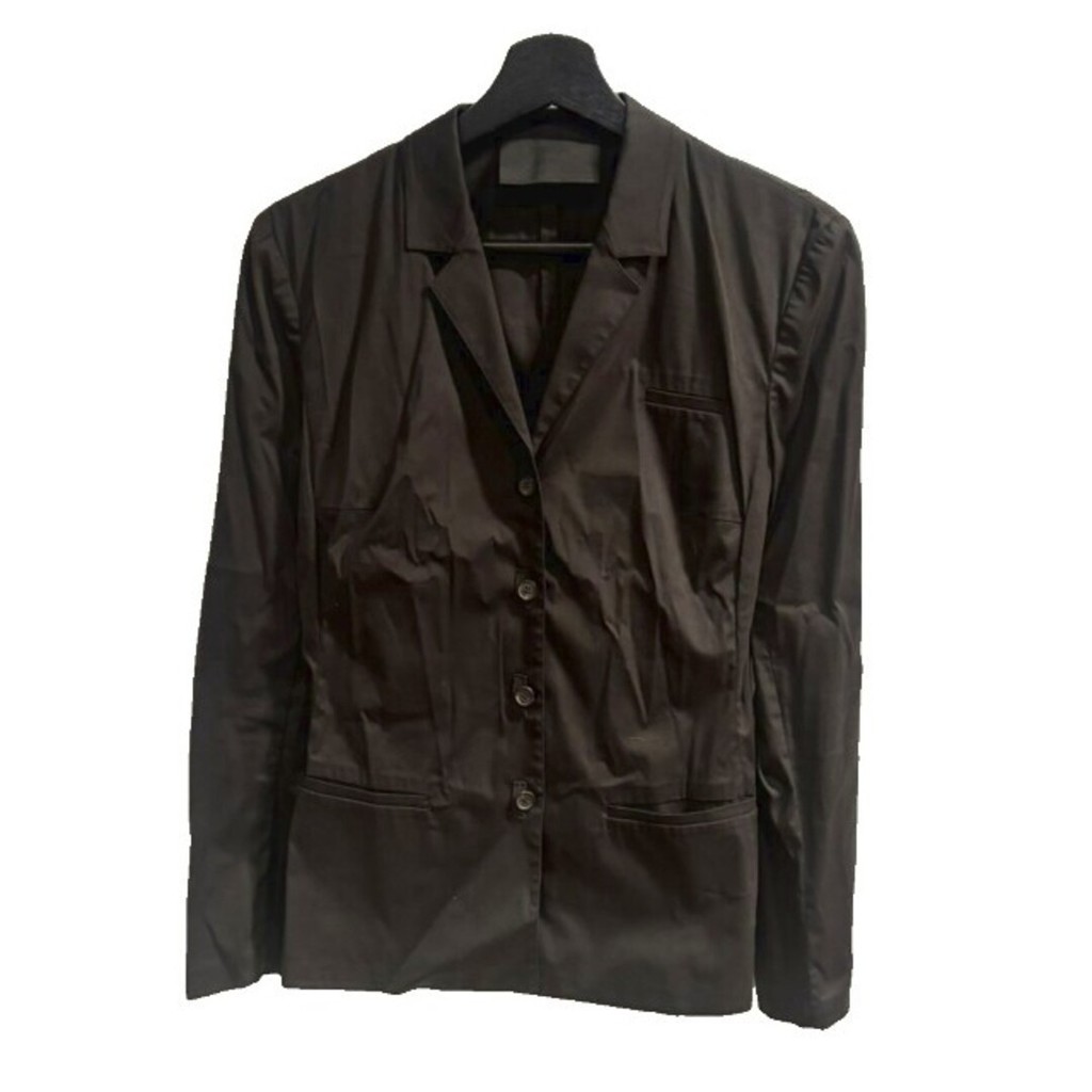 PRADA Jacket Shirt black Direct from Japan Secondhand