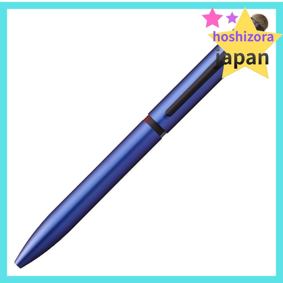 Mitsubishi Pencil Jetstream Stylus 3-Color Ballpoint Pen & Touch Pen, Twist-Retractable, 0.5mm, Navy