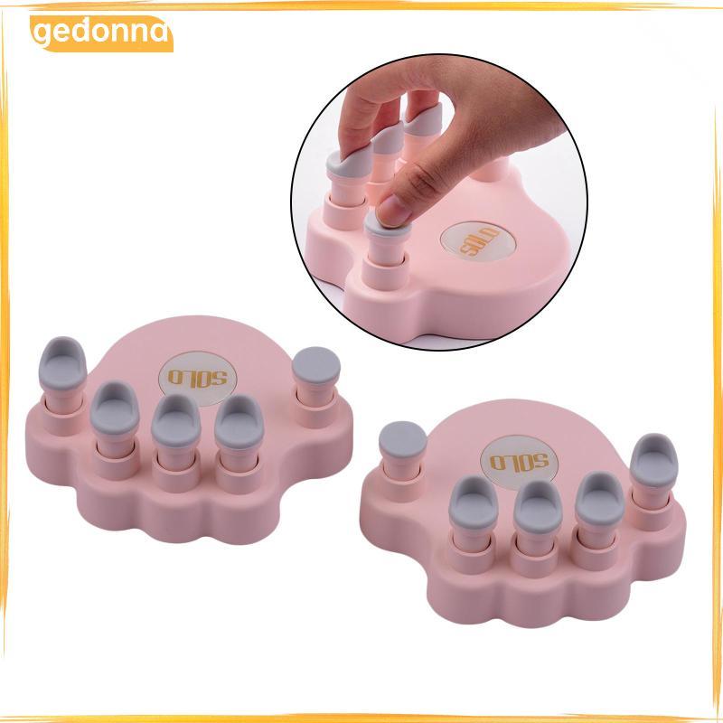 [gedonna] 2 ชิ้นเปียโน Finger Trainers Hand Exerciser Finger Strengthener Soft Silicon Finger Pads F