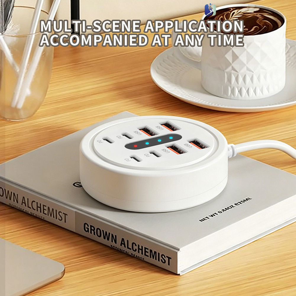 66W Eight In 1 USB Charger 66w เอาต์พุตกําลังสูงสําหรับโทรศัพท์