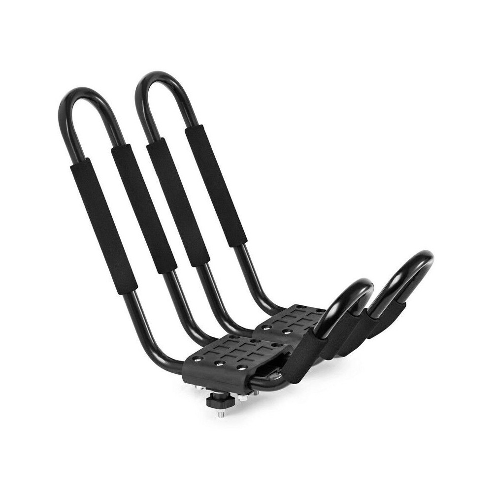 UPALDHOU Kayak Carrier Rack ชุดสําหรับ J Shape Roof Mount บนรถ SUV Crossbars