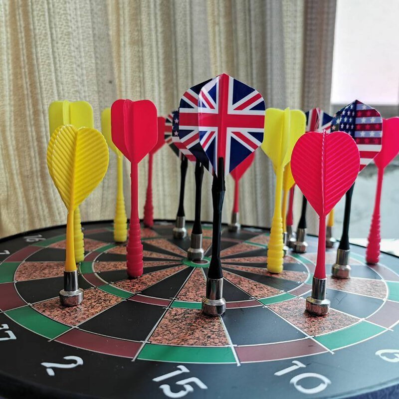 Jezhi Dart Board Set Safety Magnetic Dart Set Magnet Toy Parent-Child Game Dart Board z9.9