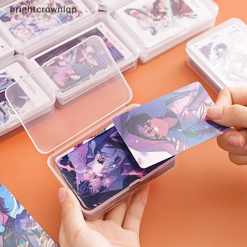 BB 1/3 ชิ้นกล่องพลาสติกใสเล่นไพ่คอนเทนเนอร์กรณี Paing การ์ดเกมกล่องเกมกระดานการ์ด Organizer MY