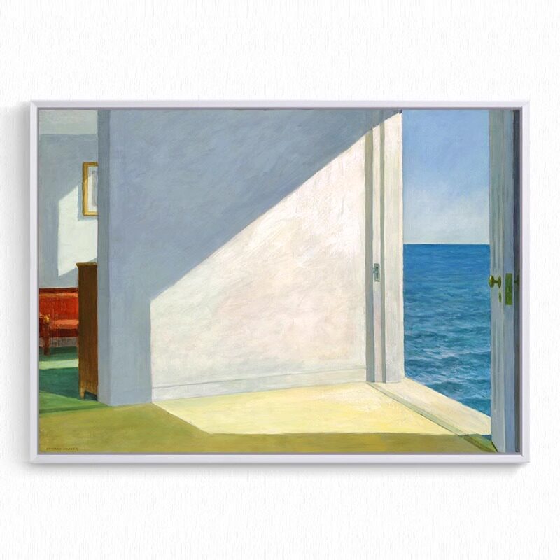 [ฮาbitat] การปรับแต่งที่รองรับ 丨 ห้องริมทะเล Hopper Edward Hopper บทคัดย่อ Silent Landscape Niche Ar
