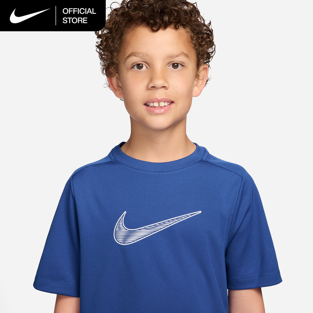 Nike Dri-FIT Older Kids' (Boys') Multi Short-Sleeve Training Top - Game Royal [IF2430-480]