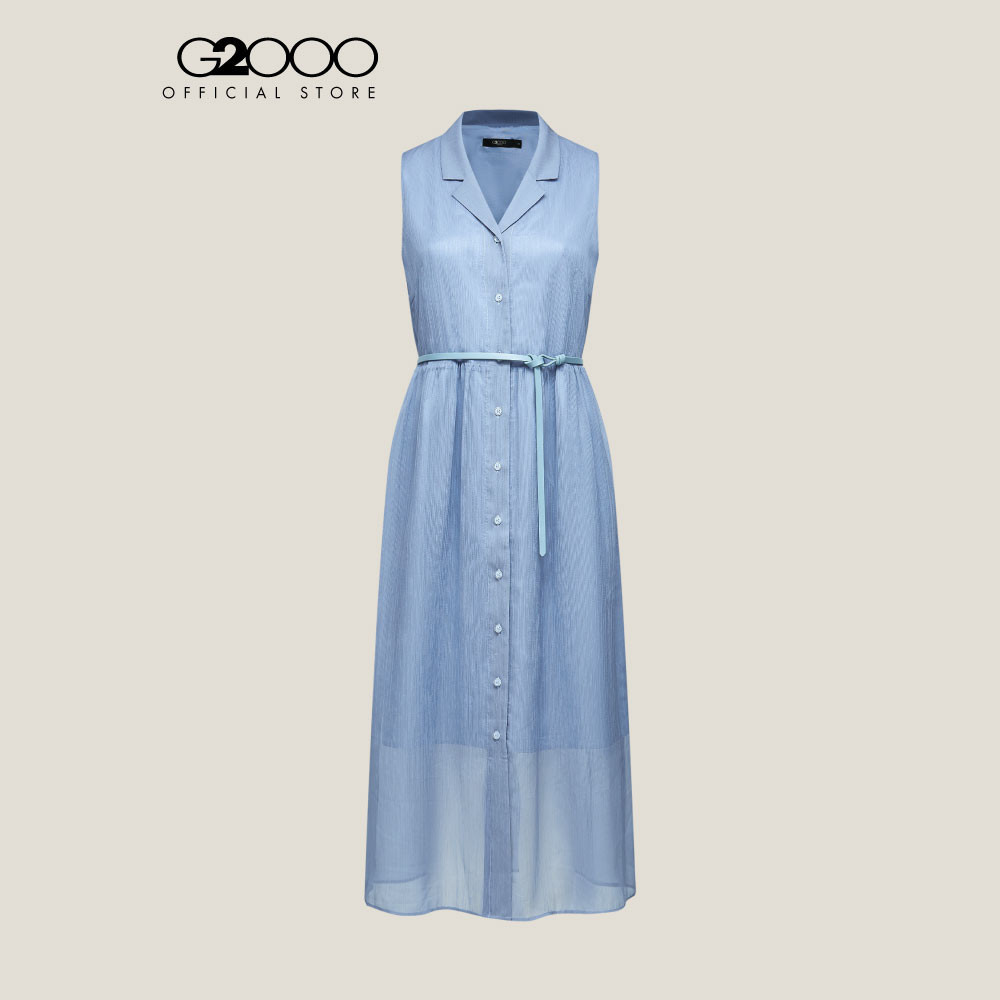 G2000 เดรสสำหรับผู้หญิง Fit & Flare Shape รุ่น 5123103674 BLUE