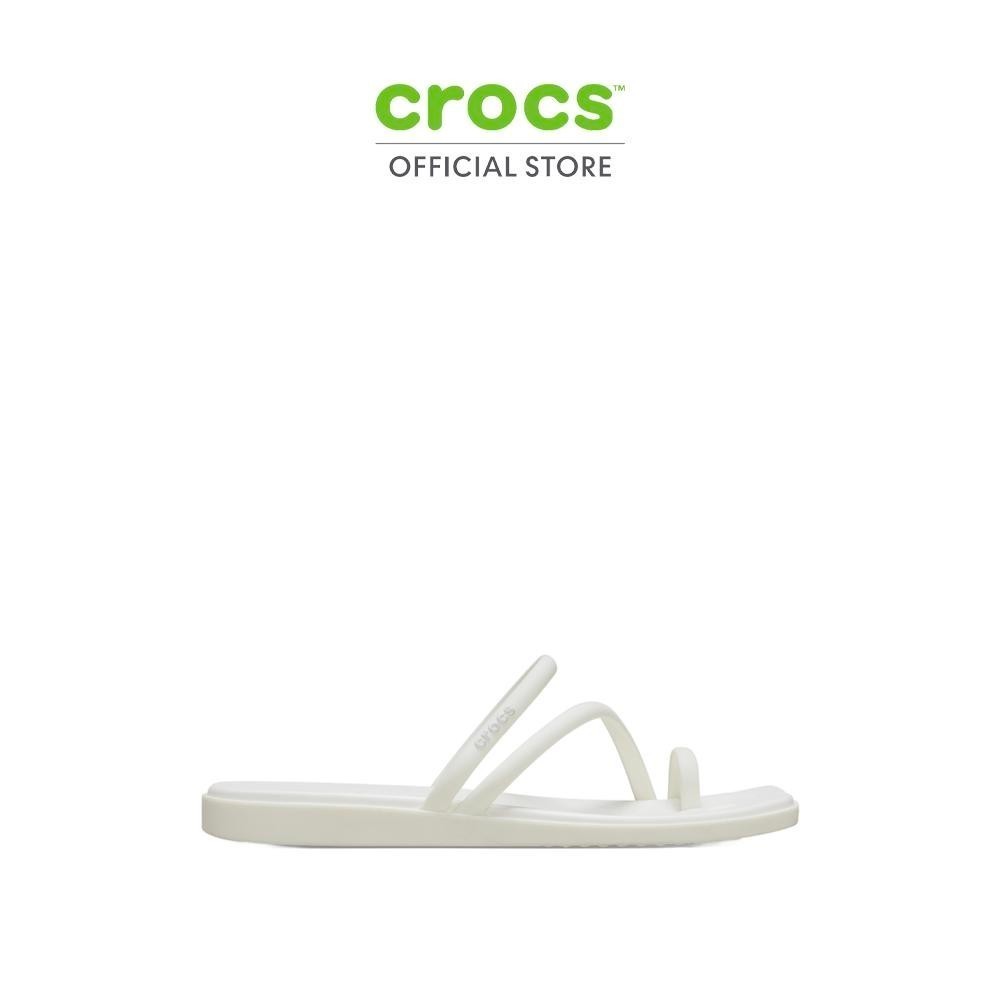 CROCS รองเท้าแตะผู้หญิง MIAMI TOE LOOP SANDAL รุ่น 209862-0WV - CHALK
