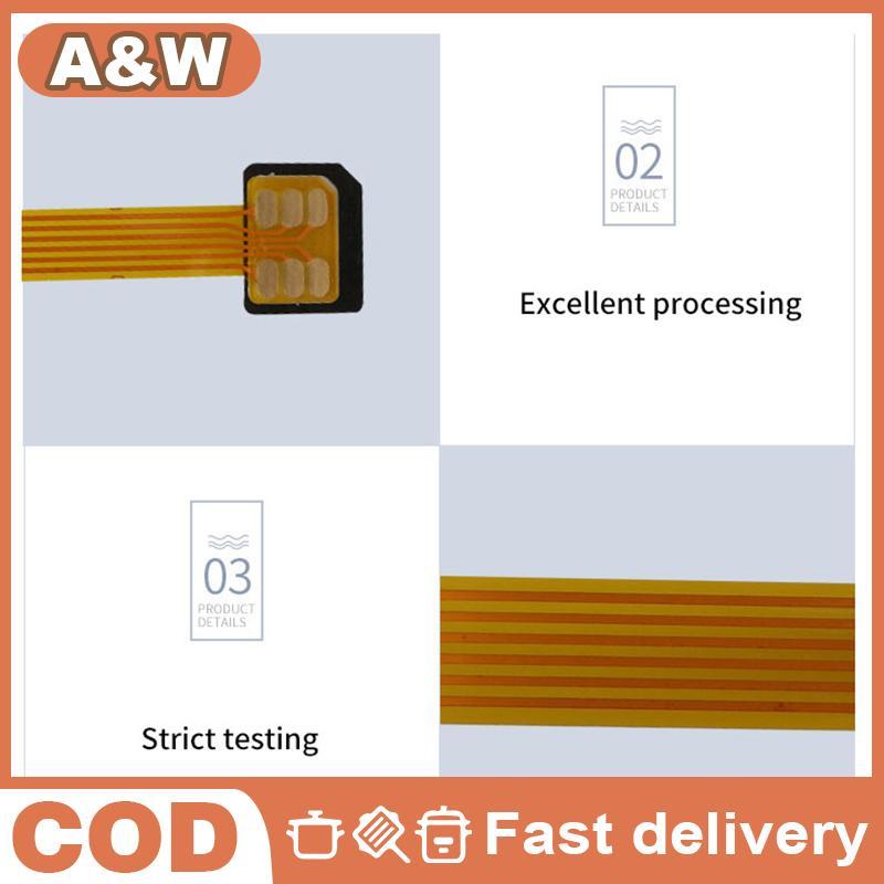 Nano 4FF ซิมการ์ด Converter FPC Extension Cable to Nano 4FF Micro 3FF Standard 2FF Sim Usim การ์ดอะแ