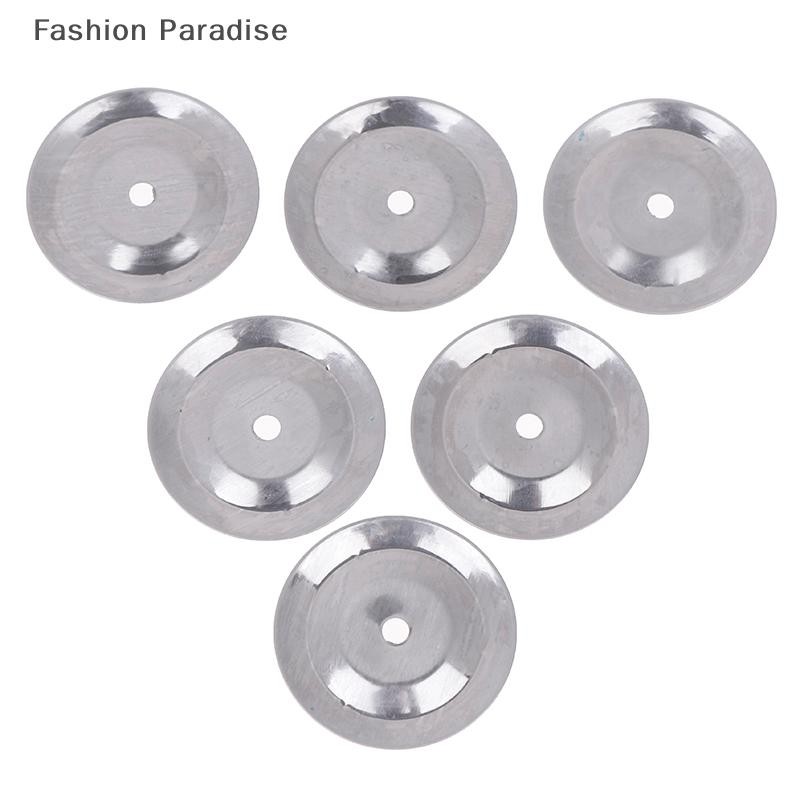 [chenyoubing] 50 ชิ้น Tambourine Bell แหวน Jingle Bell เหล็กสําหรับ Handbell Church กลองบ่วง Tambour