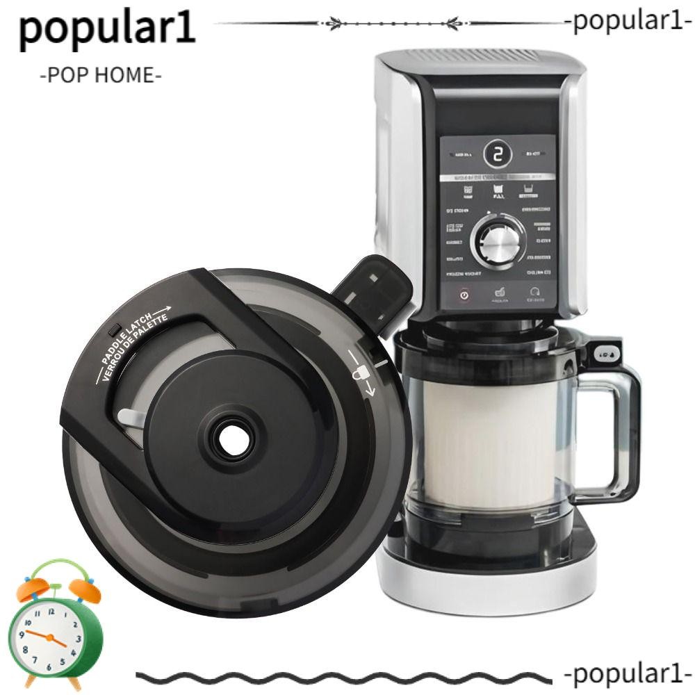 POPULAR สําหรับ Creami Deluxe ฝาปิด, เปลี่ยนฝาครอบชามด้านนอก, Premium Watertight BPA ฟรี PC เครื่องท