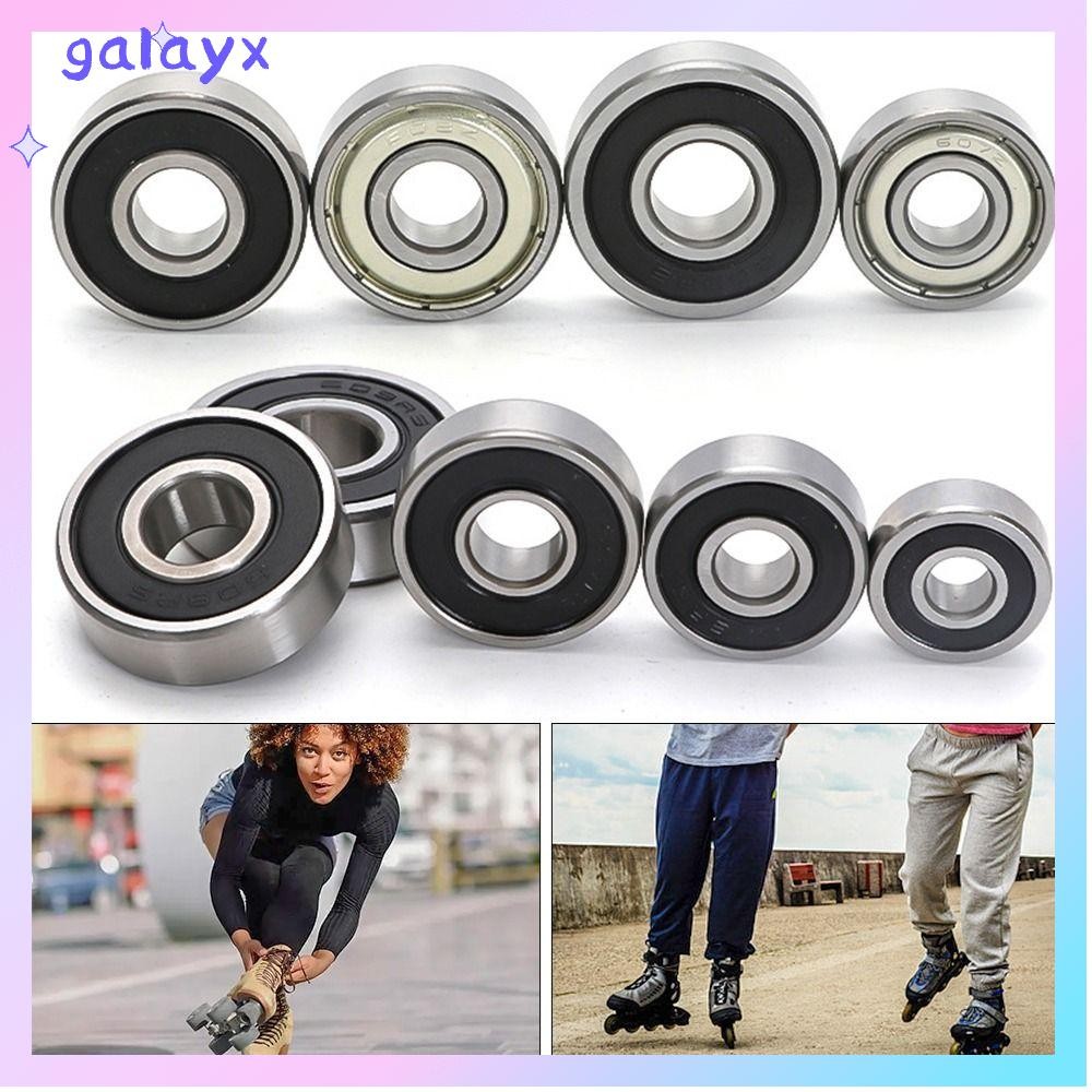 GALAYX 1 ชิ้นเครื่องพิมพ์, 608ZZ 608RS 609ZZ 609RS แบริ่งลูกเหล็กแบริ่ง, ทนทาน Deep Groove Double Shield 6000ZZ 6000RS 6001ZZ 6001RS โรลเลอร์สเก็ตสกู๊ตเตอร์
