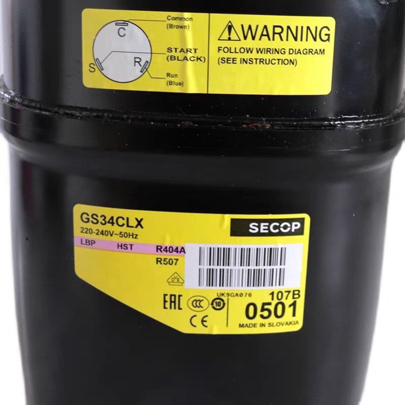GS26MLX Danfoss GS34CLX Compressor R404 R507a SC21CL, NL8.4MF FH5535E