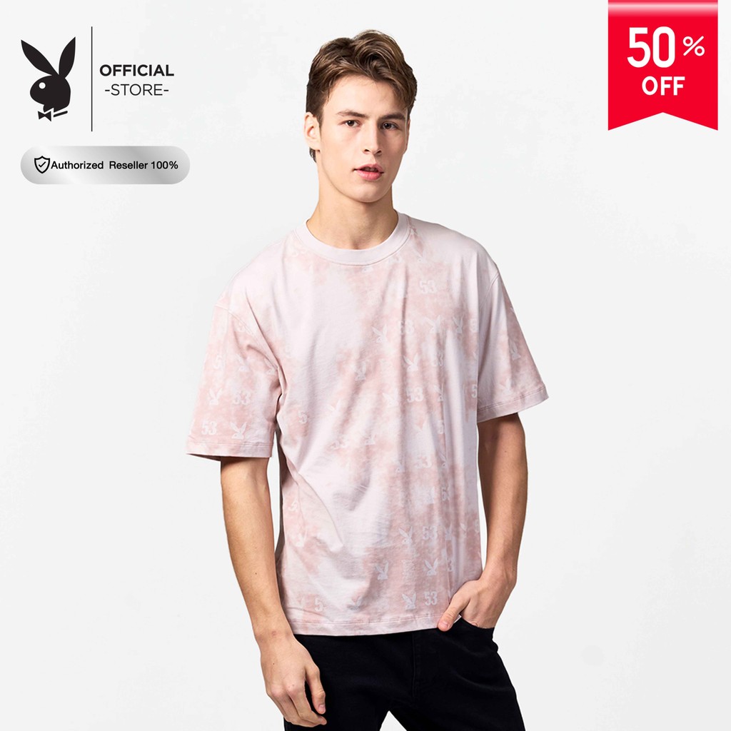 PLAYBOY เสื้อยืดคอกลม รุ่น P1MT259OT030BE