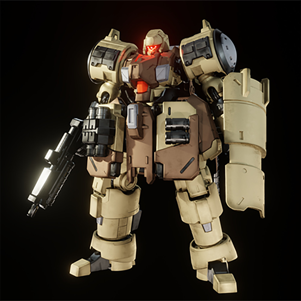 Chief Continent Super Action Cavalry ZA08 Zalov ในประเทศ ko Gundam Armored Cavalry Assembly Model