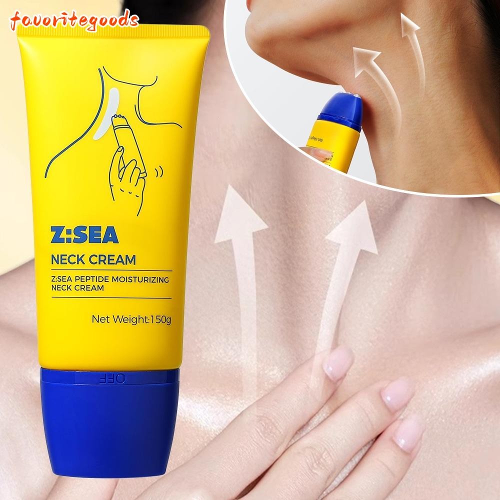 ฟาเวอร์ไรต์กู๊ดส์ ครีมบํารุงคอ, ยกครีมคอที่มีประสิทธิภาพ, ลดเลือนริ้วรอยให้ความชุ่มชื่นและกระชับด้วยลูกกลิ้งคู่นวดคอครีม