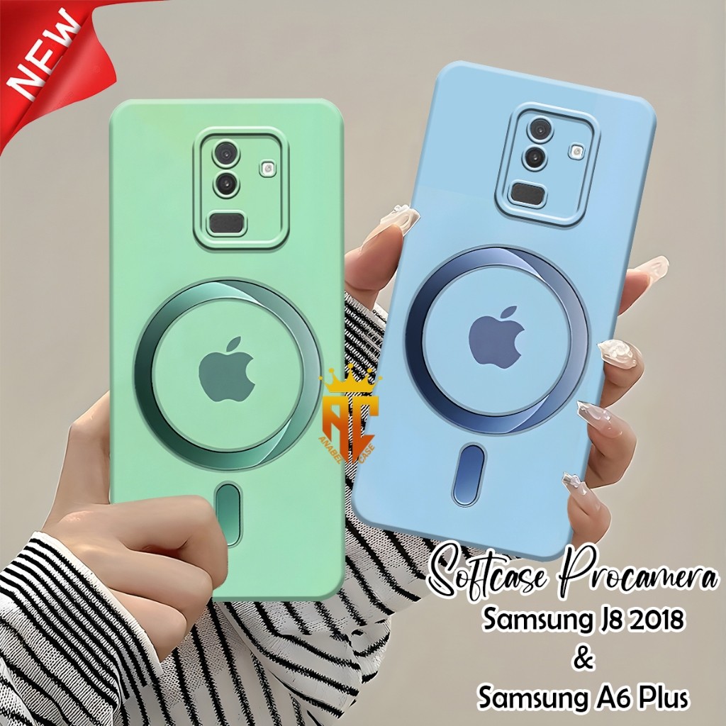 Softcase SAMSUNG J8 2018 / SAMSUNG A6 PLUS - Fashion Case Motif Logo Ip - Beautiful Case - Aesthetic