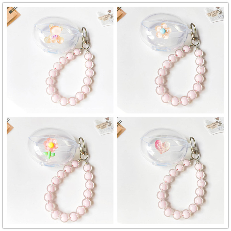 สําหรับ QCY ArcBuds Lite / MeloBuds Pro / เคส AiyiBuds Pro C30 C30S ฝาครอบป้องกัน TPU สีชมพู