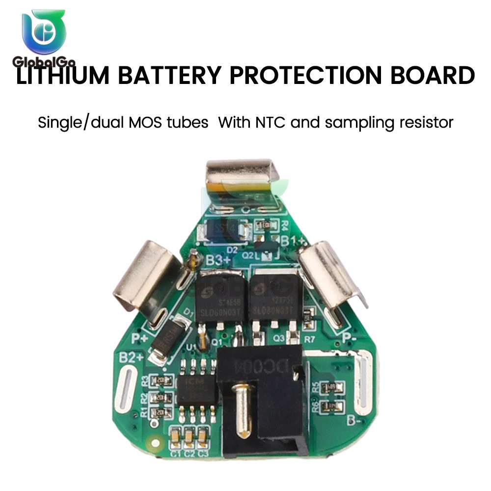 3S 25A 12.6V BMS แบตเตอรี่ลิเธียม Charger แผ่นป้องกันสําหรับเจาะมอเตอร์ Over Current Over Charge Pro