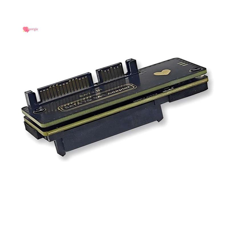 georg33 การ์ดอะแดปเตอร์ SAS HDD 6Gbps 3.0 22Pin ถึง SAS 29Pin การ์ดขยายสําหรับ SAS 2.5/3.5 นิ้วฮาร์ด