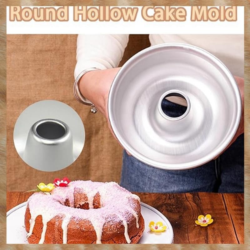 [KYG] พิมพ์เค้ก Round Nonstick Pound Cake Pan for Baking,Tube Cake Pan for Cheese,Flan,Creme Cake,Do