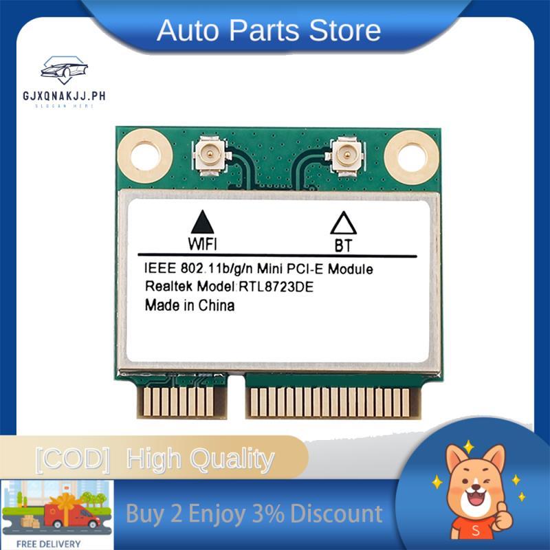 การ์ดเครือข่ายไร้สาย RTL8723DE 2.4G 150M 4.2 Mini PCIE สําหรับ WIN7 WIN8 WIN10 WIN11