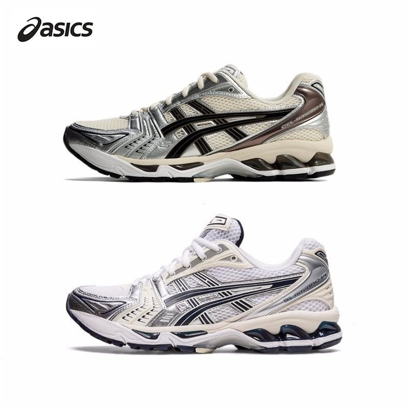 FashionGel-Kayano 14Jogging รองเท้าคู่รองเท้าสีดําสีขาวเงิน 1201A019-108 Midnight Silver D2HV 3AX5 Z