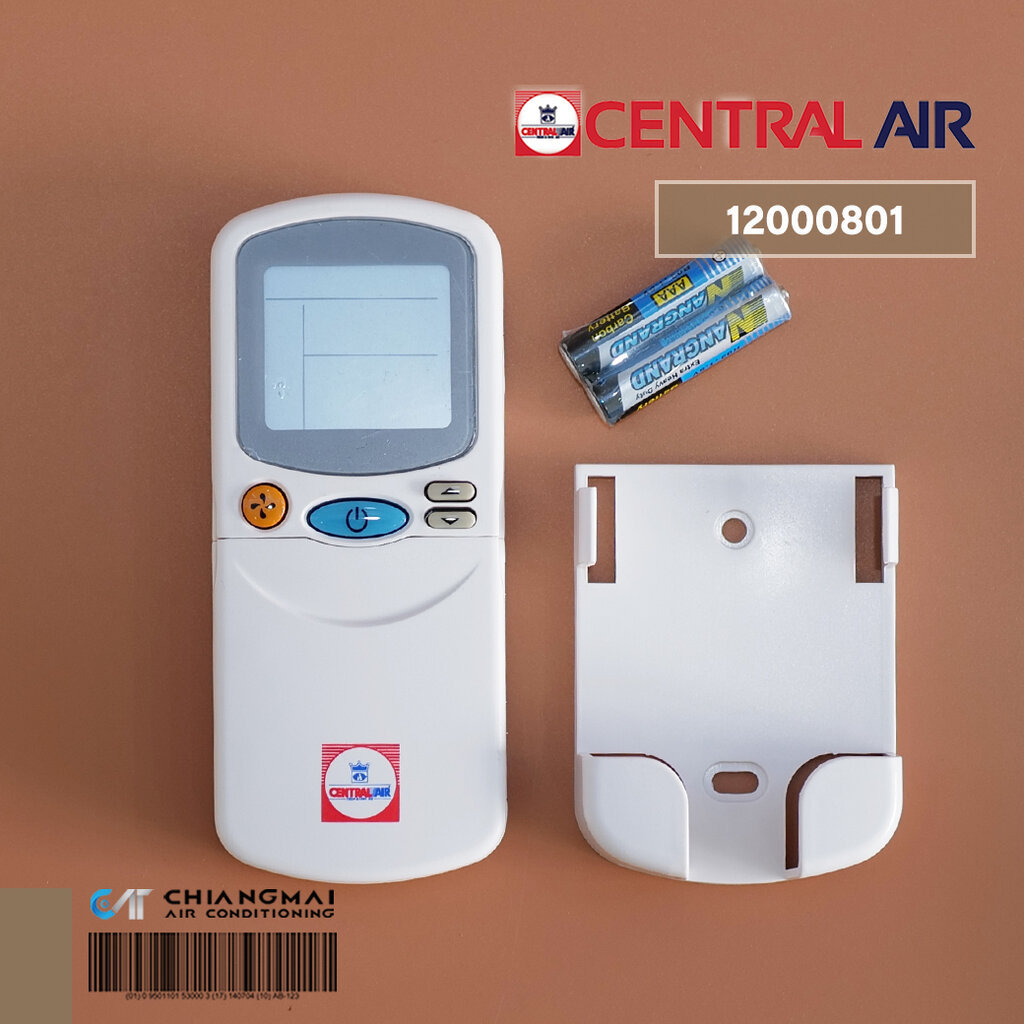 12000801 รีโมทแอร์ Central Air (แท้ศูนย์) รีโมทเซ็นทรัลแอร์ พร้อมฐานเสียบรีโมท LCD (M) รุ่น CFH-G, GH, EF, SF-FA, 5EF
