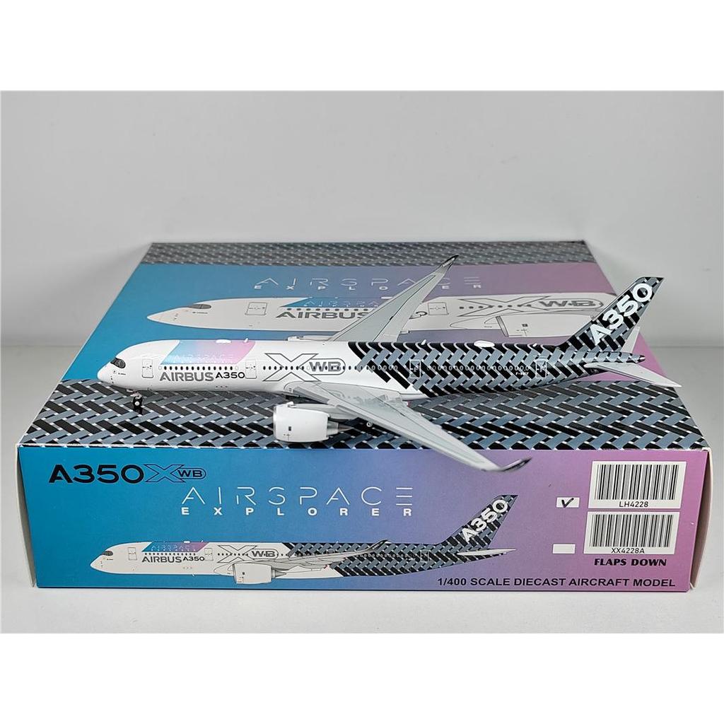 Fast Shipping - JC Wings LH4228 Airbus Original Factory A350-900XWB F-WWCF คาร์บอนไฟเบอร์รุ่น