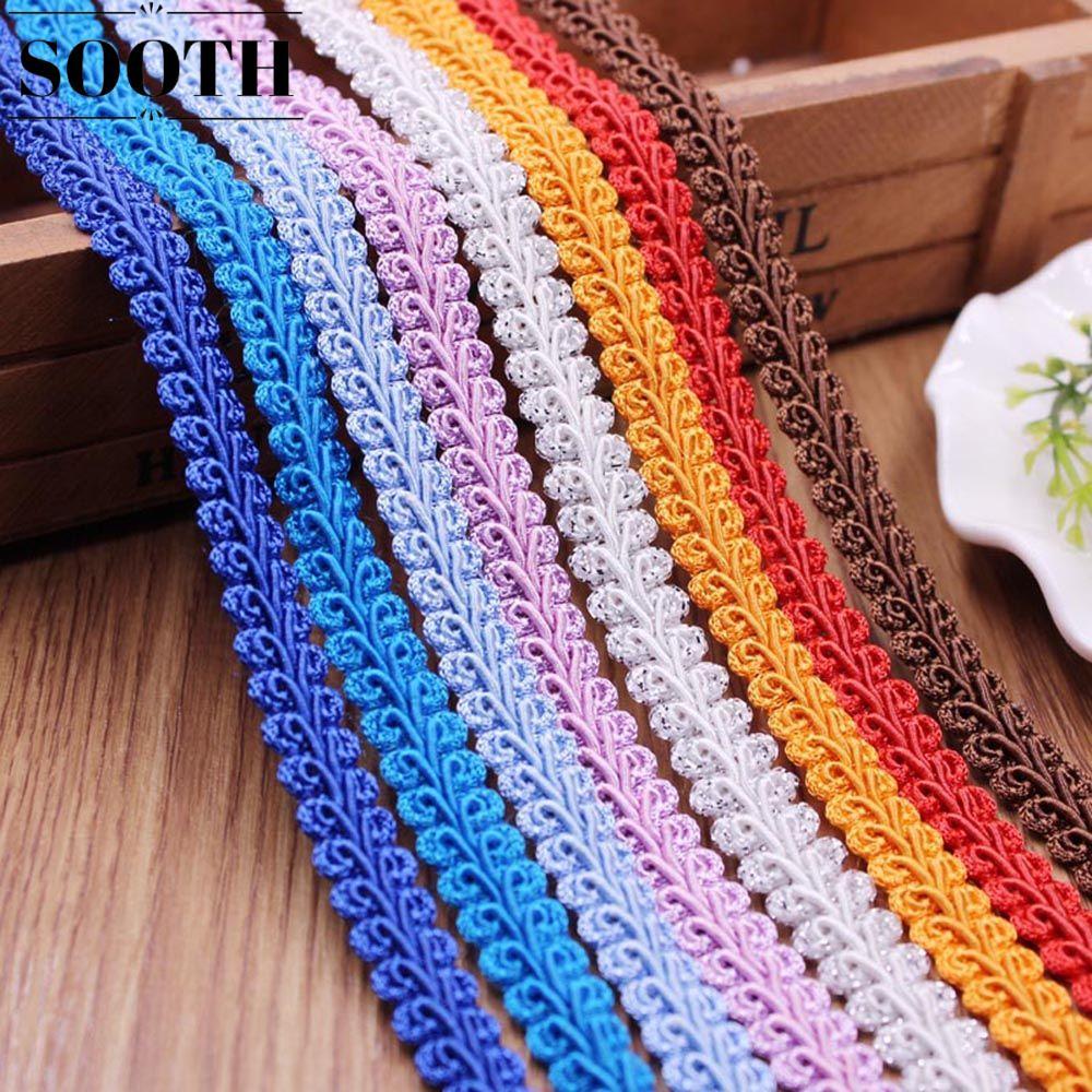 SOOTH 5Yard Lace Centipede เย็บริบบิ้นถัก 5Yard Trim งานแต่งงาน
