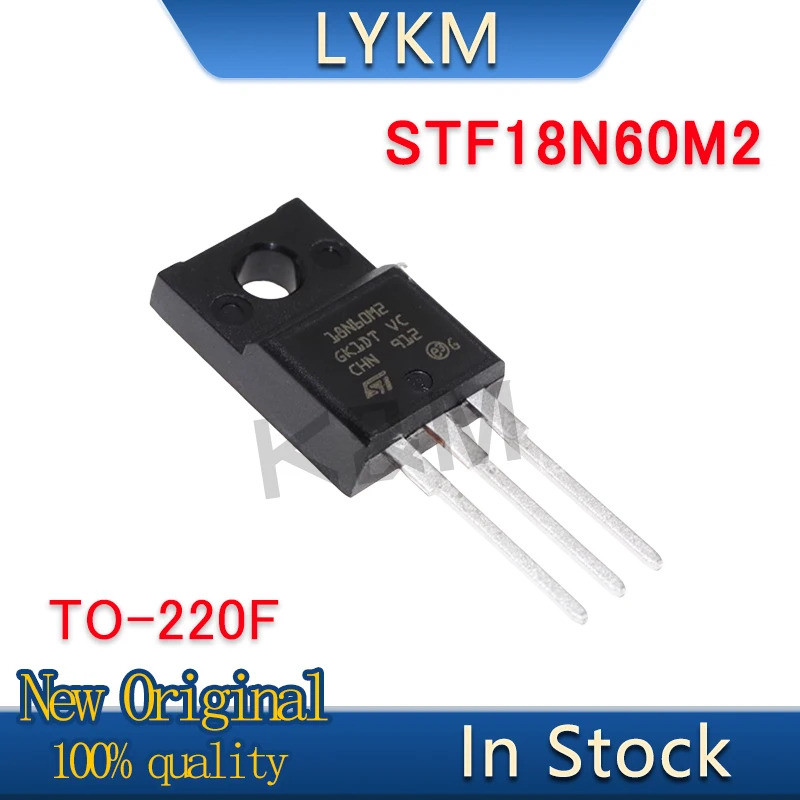 10/PCS ใหม่ Original STF18N60M2 18N60M2 TO-220F Field effect หลอดในสต็อก 0VH8