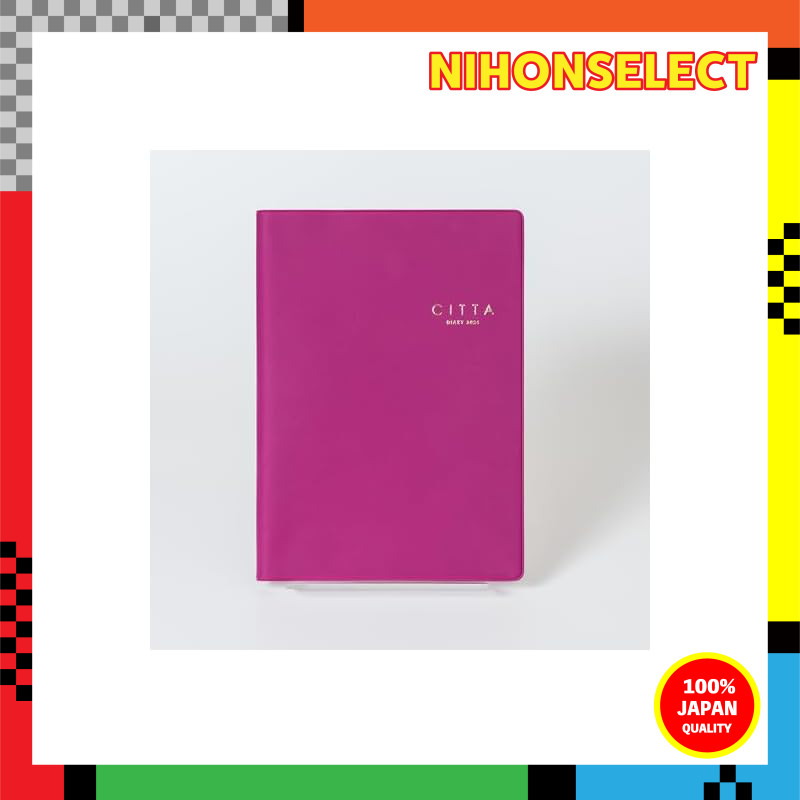 CITTA DIARY 2026 (Starts in October 2025) Cassis Rose A5