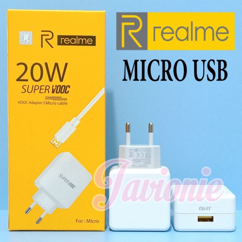 เครื่องชาร์จ Casan Realme 3 PRO ORIGINAL 20W SUPER VOOC MICRO USB ชาร์จเร็ว ORG