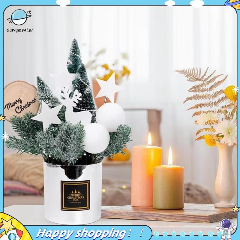 ouwym9alArtificial Pot Christmas Trees Desktop Miniature Christmas Trees Desktop Miniature Christmas