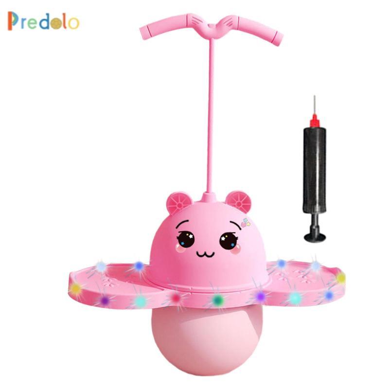 [Predolo] Pogo Ball พร้อมที่จับ Pogo Balance Bounce Ball สําหรับออกกําลังกายที่บ้านกลางแจ้ง