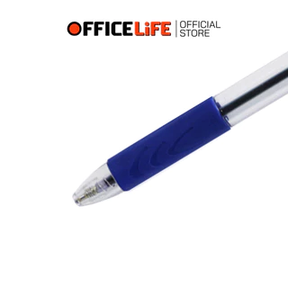 G'SOFT (จีซอฟท์) ปากกาลูกลื่น ปากกา รุ่น FLICK ฟลิค ขนาด 0.5 MM. หมึกน้ำเงิน หมึกแดง ( 12 ด้าม / กล่อง )