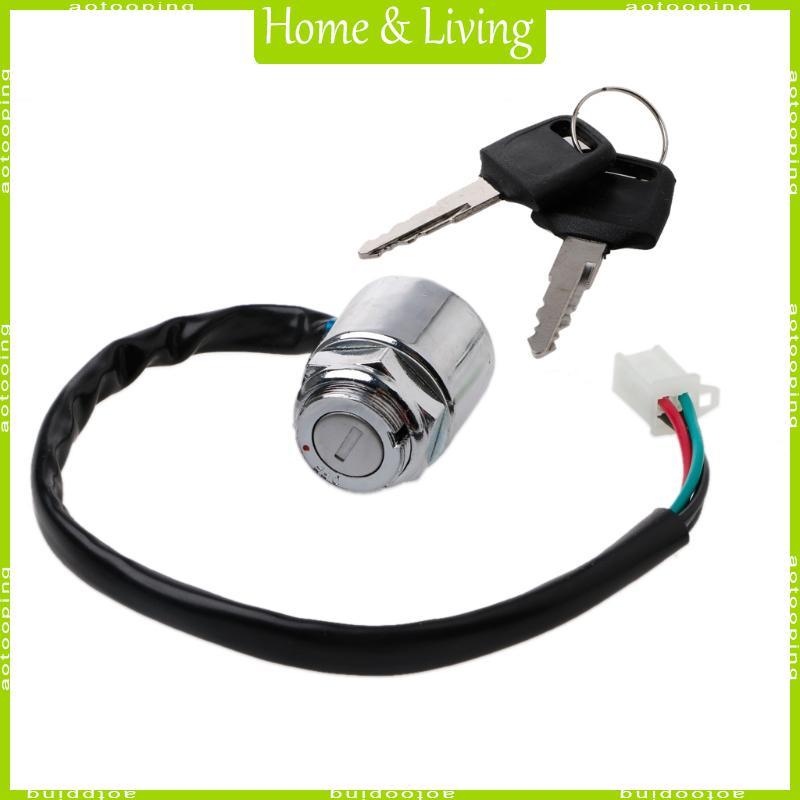 4 Wires ATV Quads Ignition for Key Switch For 4 Wheeler Go Kart Motorcycles Pit
