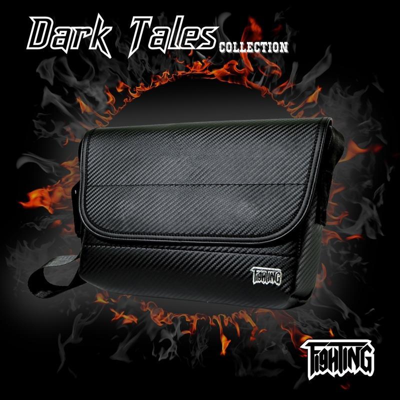 [ FIGHTING ] Dark Tales กระเป๋าแมสเซนเจอร์ Handmade หนังหุ้มคาร์บอน ( รุ่น แม่เหล็ก )