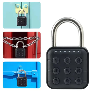 ล็อคลายนิ้วมือ Keyless Security กันน้ําสมาร์ทกุญแจลายนิ้วมือป้องกันการโจรกรรมแบตเตอรี่