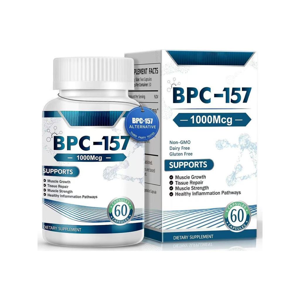 BPC-157Capsules การกู้คืนการออกกําลังกายและพยุงกล้ามเนื้อ BPC-157shraWEAR1020