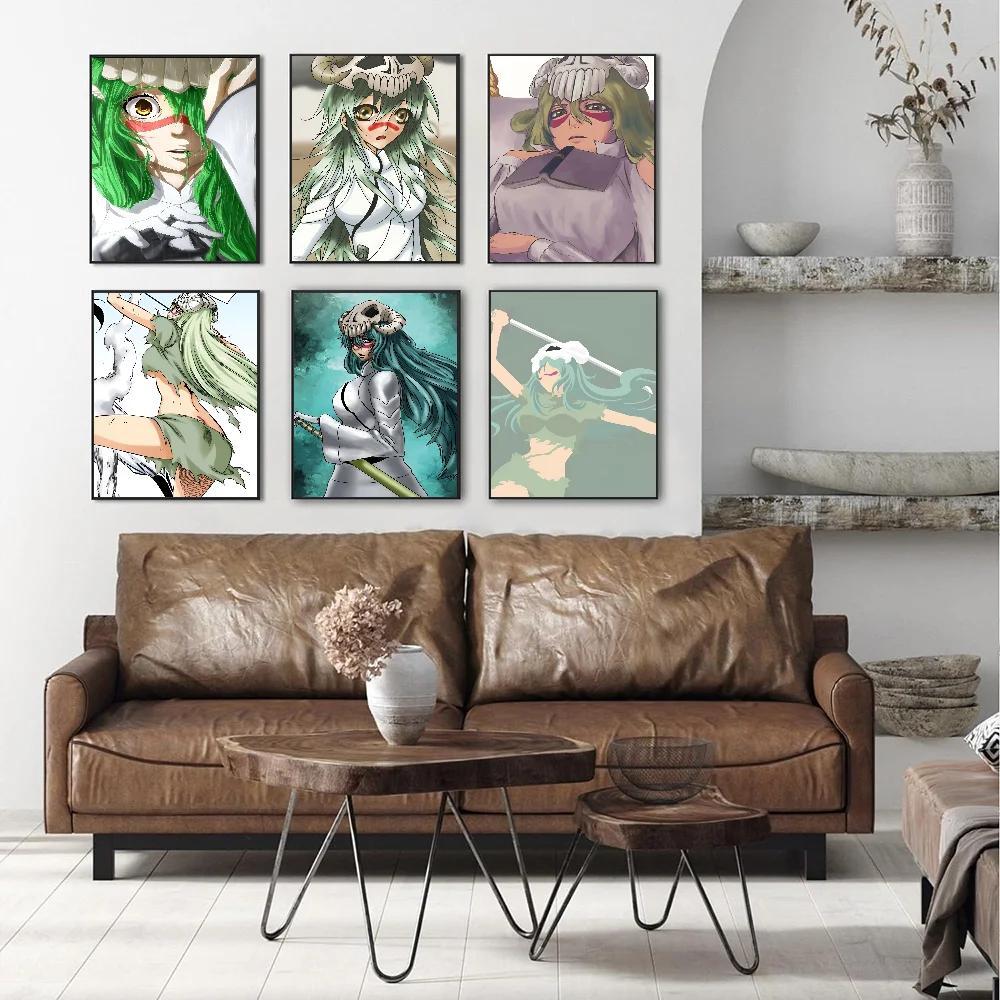 โปSTERวินเทจของNellielจากBleach สำหรับการตกแต่งผนังบาร์หรือคาเฟ่