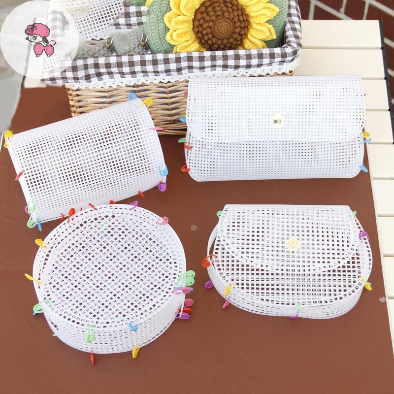 GRL เส้นใยตาข่ายพลาสติกสำหรับทอผ้า วัสดุทำกระเป๋า DIY