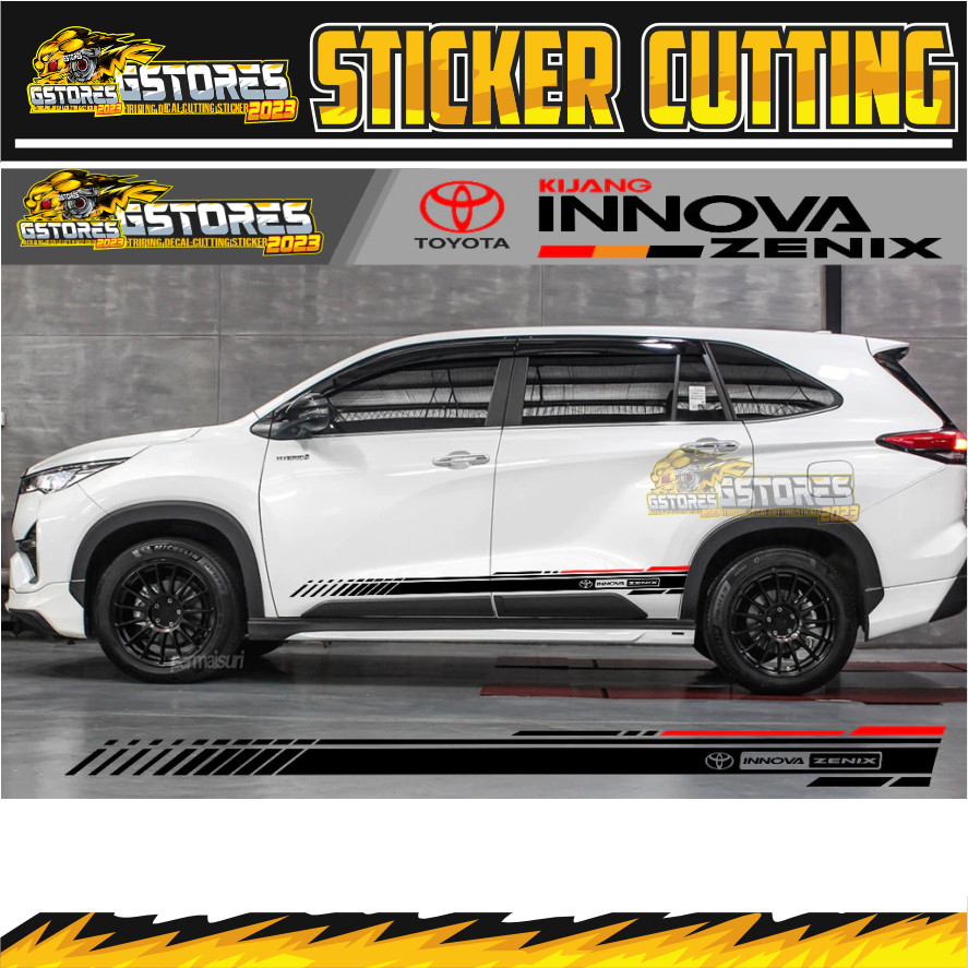 ใหม่ล่าสุด TOYOTA INNOVA ZENIX STICKER INNOVA ZENIX SIDE BODY STICKER