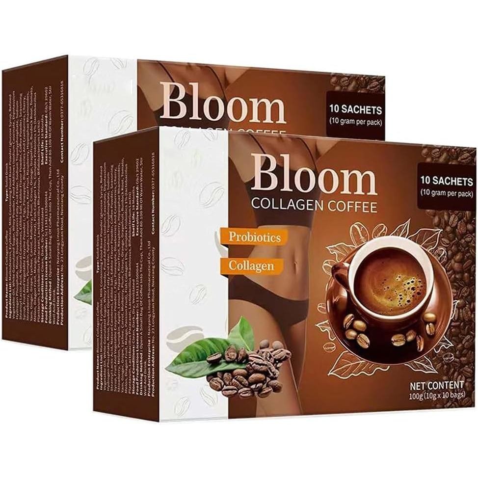 Bloom Coffee Collagen from Japan, Nutritionist Recommended, Pure Organic Coffee Collagen for Women a