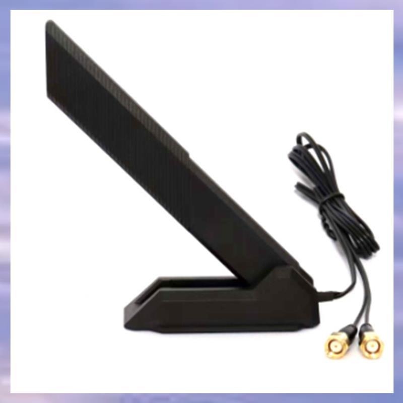 1 PCS 6E เสาอากาศ 2T2R 2.4G/5G/6G สีดําสําหรับ B660 H670 M13H Z690 เมนบอร์ด