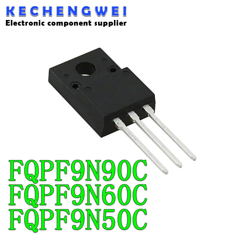 5PCS FQPF9N90C 9N90 FQPF9N90 9A 900V FQP9N90C FQP9N90PF9N60C FQPF9N60FQPF9N50CPFQPF9N50C ทรานซิสเตอร