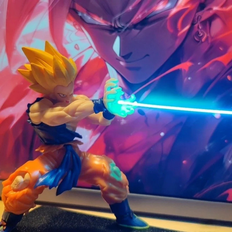 Goku Night Light Magnetic Touch Control Dragon Ball รูป Kamedhameha รุ่นโต๊ะตกแต่งของขวัญ