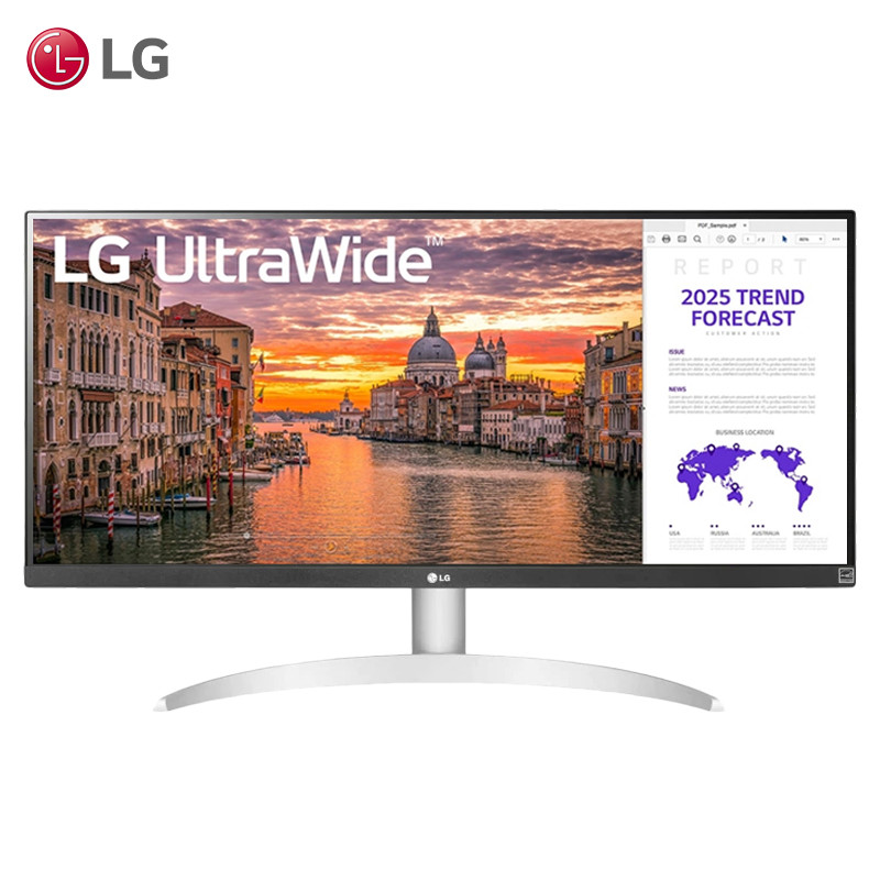 LG 29WQ600 29 นิ้ว 2K100Hz จอแสดงผล Ultra Wide Band Fish Screen อินเทอร์เฟซ Type-c พร้อมเสียง