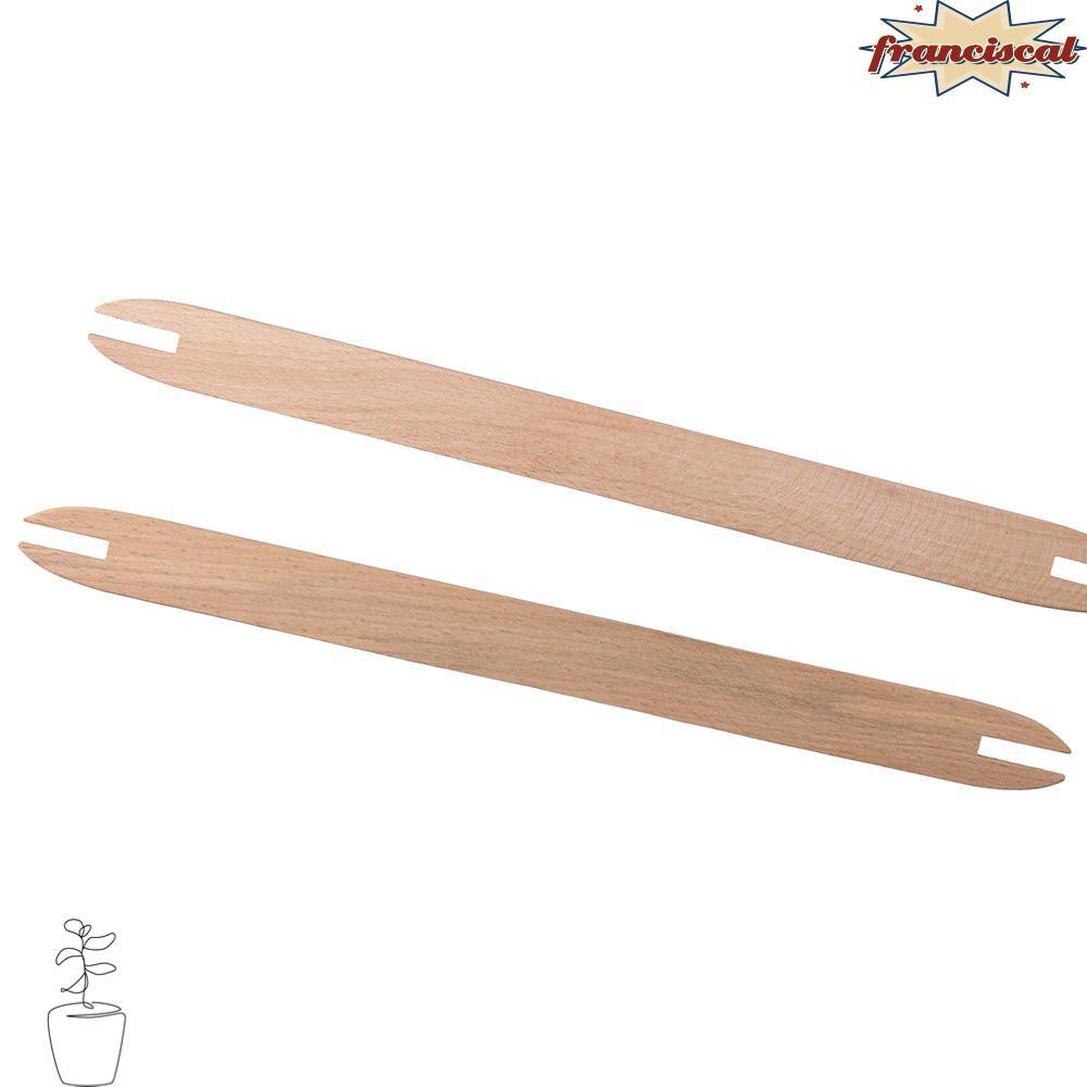 FRANCISCAL ทอผ้าเครื่องมือ, 30*2.3 ซม.Log สีทอผ้า Loom, ไม้ 2 ชิ้นทอผ้าอุปกรณ์เสริม Tapestry