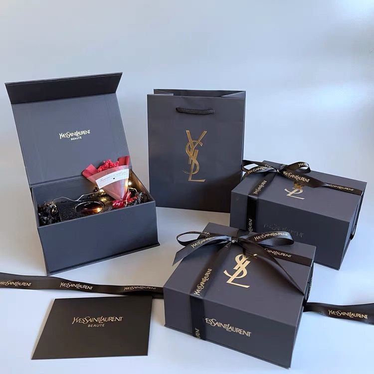 เคาน์เตอร์ YSL/Saint Lo Xiaolan ถุงกระดาษ ถุงของขวัญ gi 专柜小兰袋 礼品袋 กล่อง กล่อง กล่อง 礼袋 手礼品1020袋