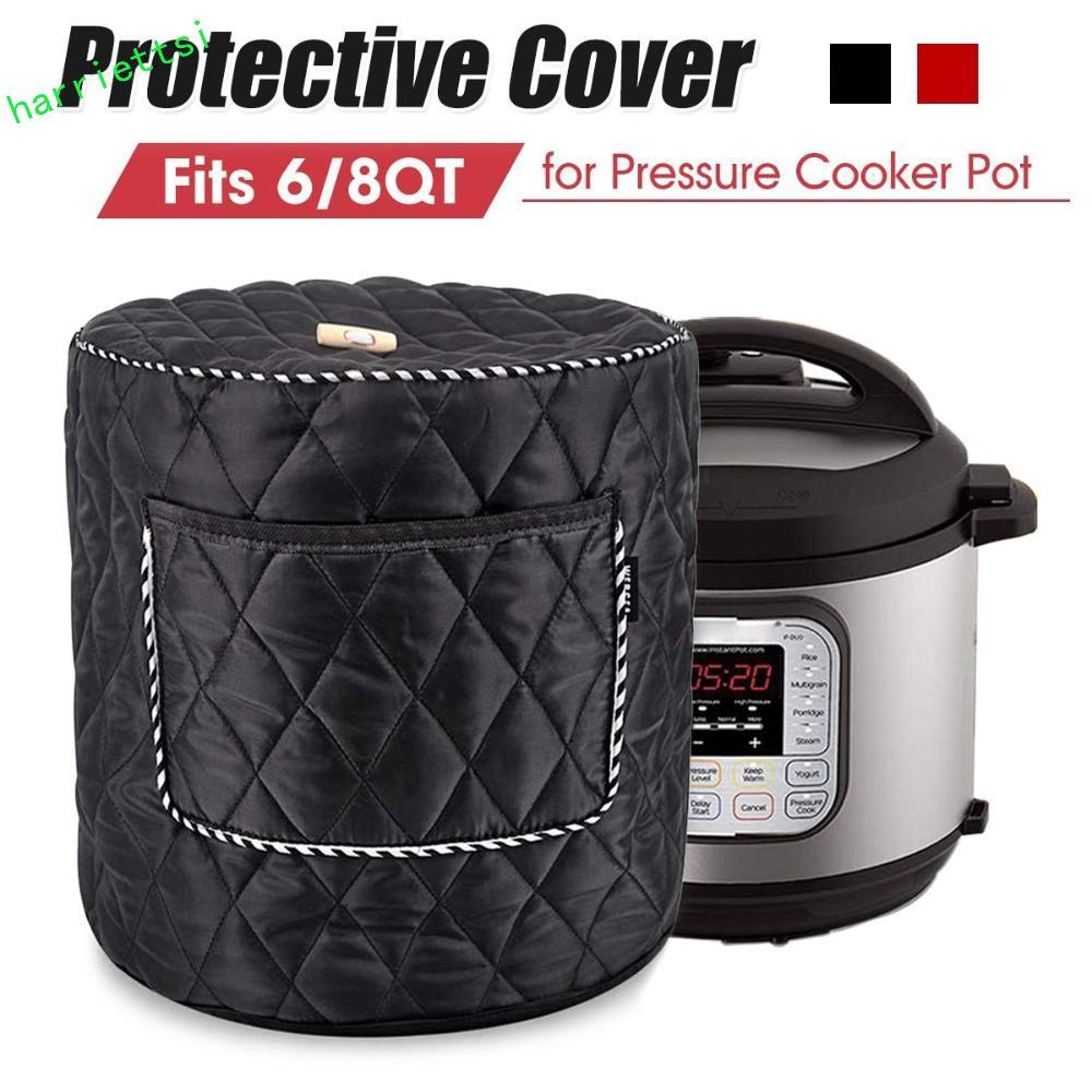HARRIETTSI Dustcover สีดํา/แดง 6QT/8QT Air Fryer ครัวทําอาหารอุปกรณ์เสริมหม้อทันที